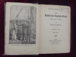 Julius Vernes Reiseromane - Die Kinder des Kapitän Grant, erschinen um 1900 - Innen. 