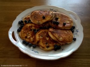 Blaubeer-Pancake