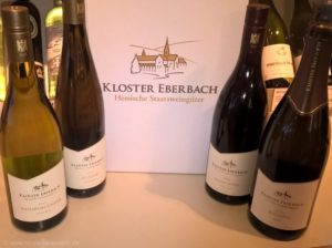 Kleines Weinsortiment Kloster Eberbach = Pinot Noir, Riesling, Riesling Sekt, Weißburgunder